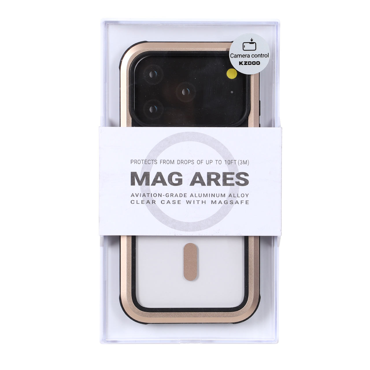 قاب Original KDoo MAG ARES مدل Apple iPhone 17 Pro - طلایی (پک دار) - NTC